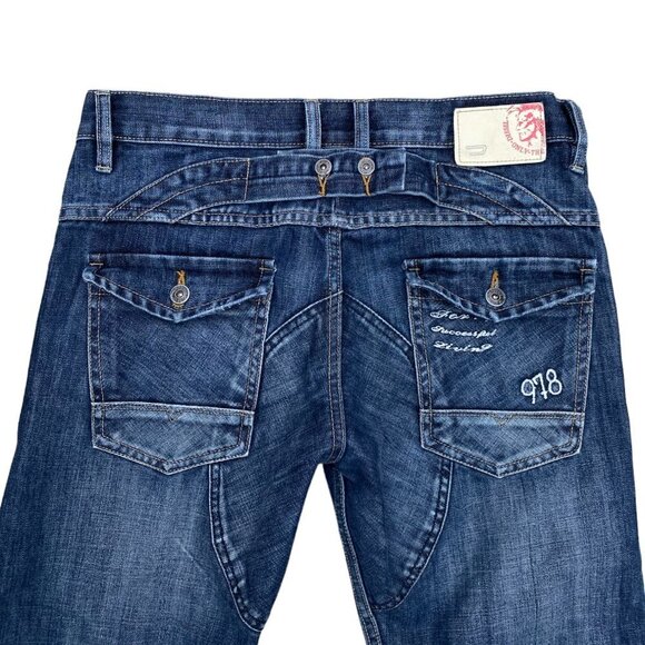 Vintage 2002 Diesel Jeans Size 32 Cardiel Blue - Picture 1 of 9
